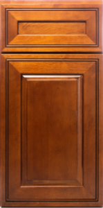 cognac kitchen cabinet